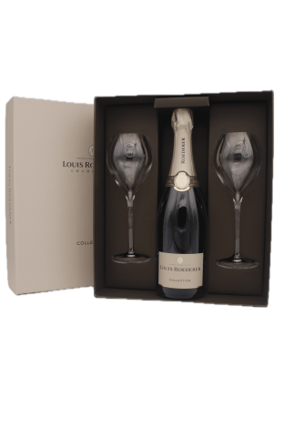 Louis Roederer - Collection Giftpack met 2 flutes